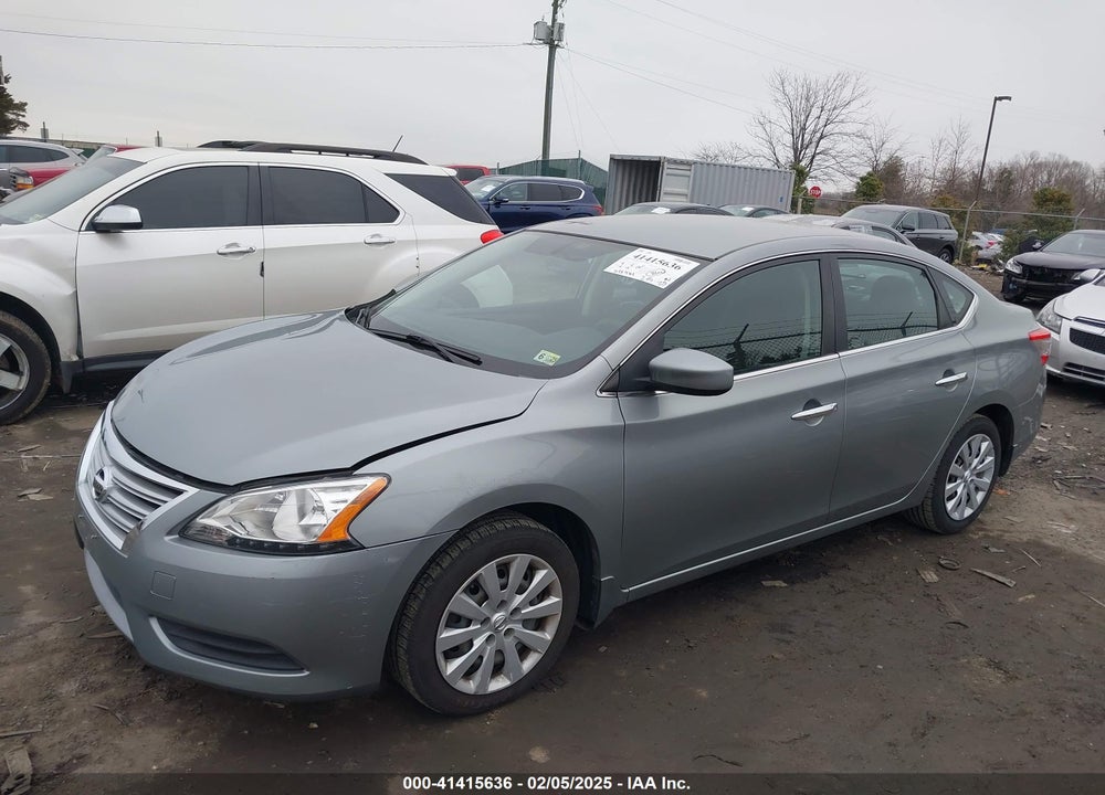 2014 NISSAN SENTRA S VIN: 3N1AB7AP9EL635041