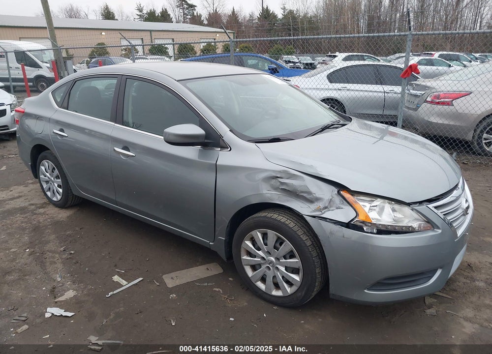 2014 NISSAN SENTRA S VIN: 3N1AB7AP9EL635041