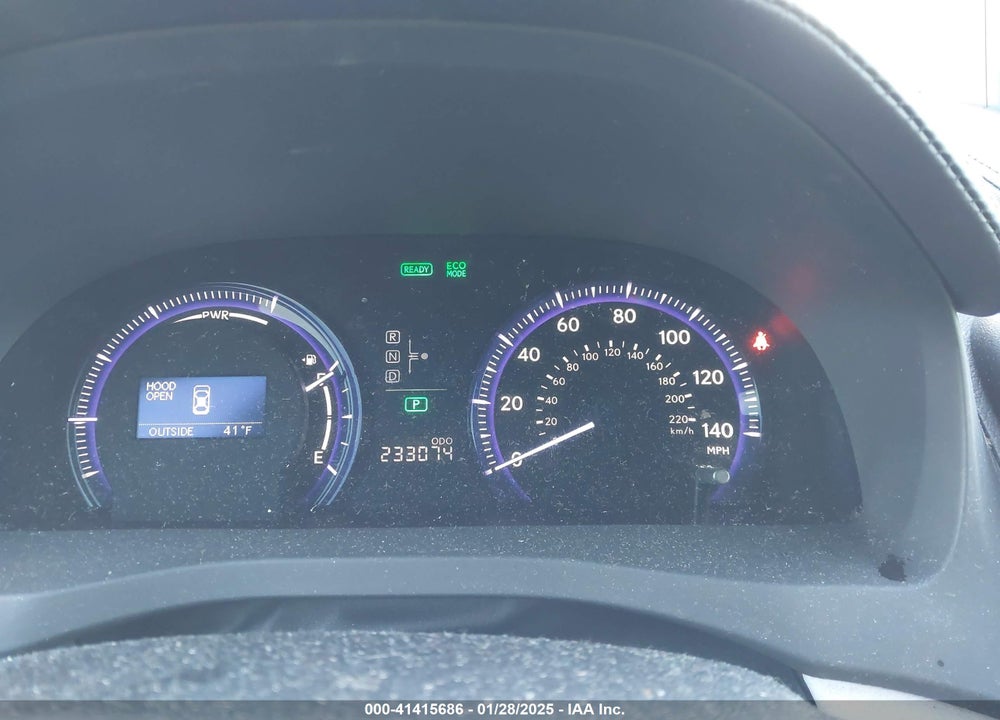 2010 LEXUS HS 250H VIN: JTHBB1BA0A2008098