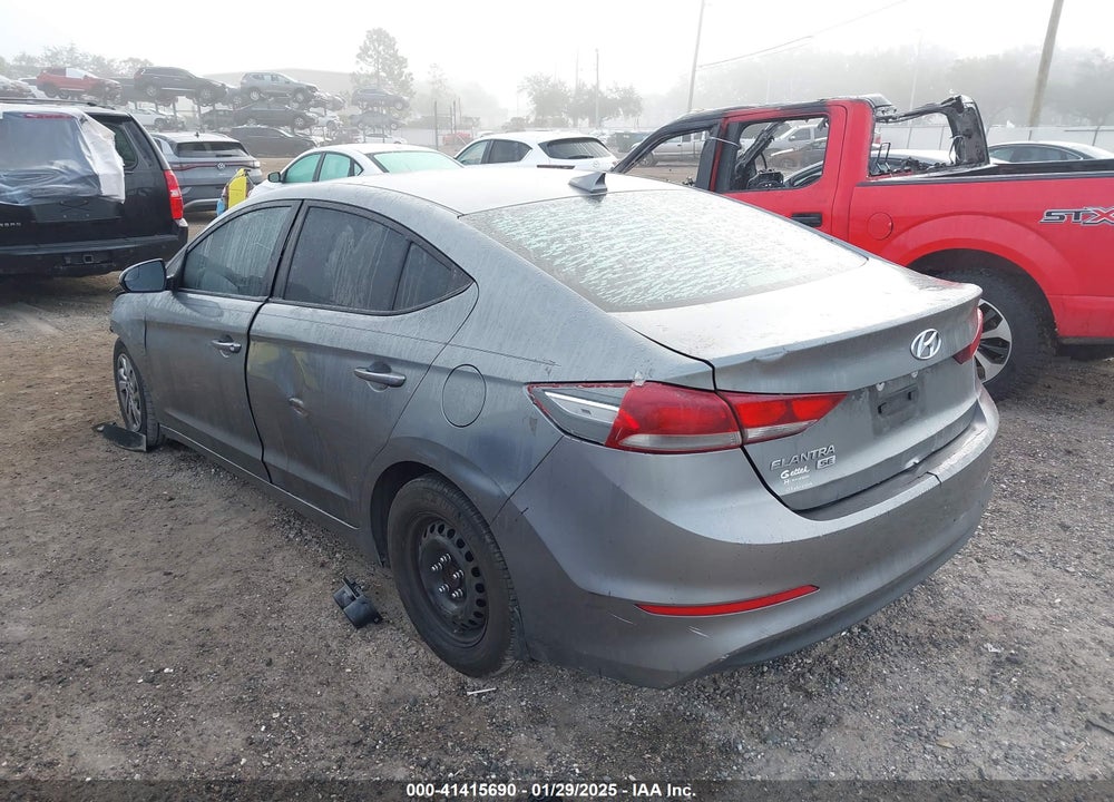 2017 HYUNDAI ELANTRA SE VIN: KMHD74LF1HU368823