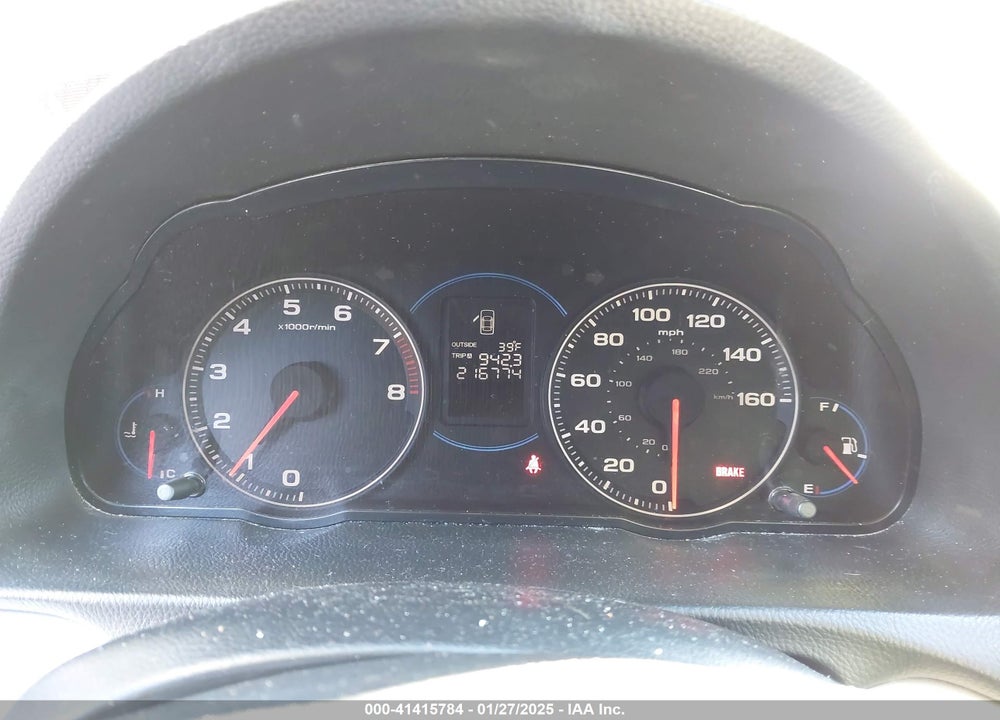 2005 ACURA TSX VIN: JH4CL95865C021060