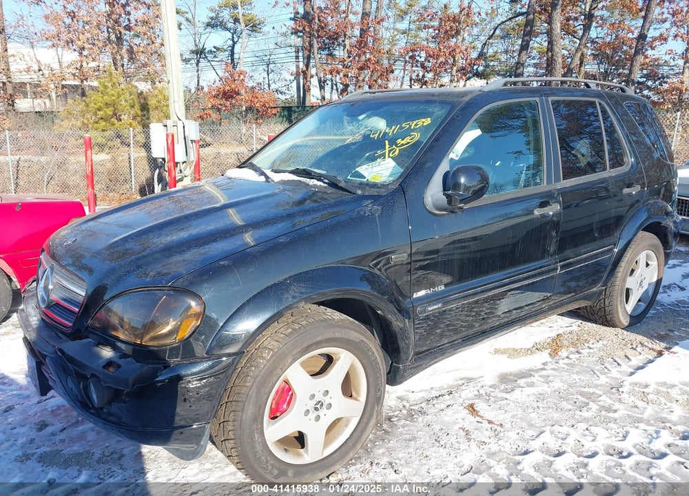 2001 MERCEDES-BENZ ML 55 AMG VIN: 4JGAB74E71A255572