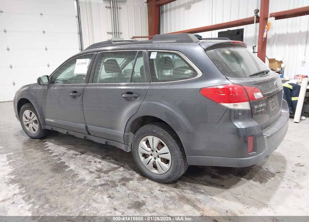 2011 SUBARU OUTBACK 2.5I VIN: 4S4BRBAC4B1382707