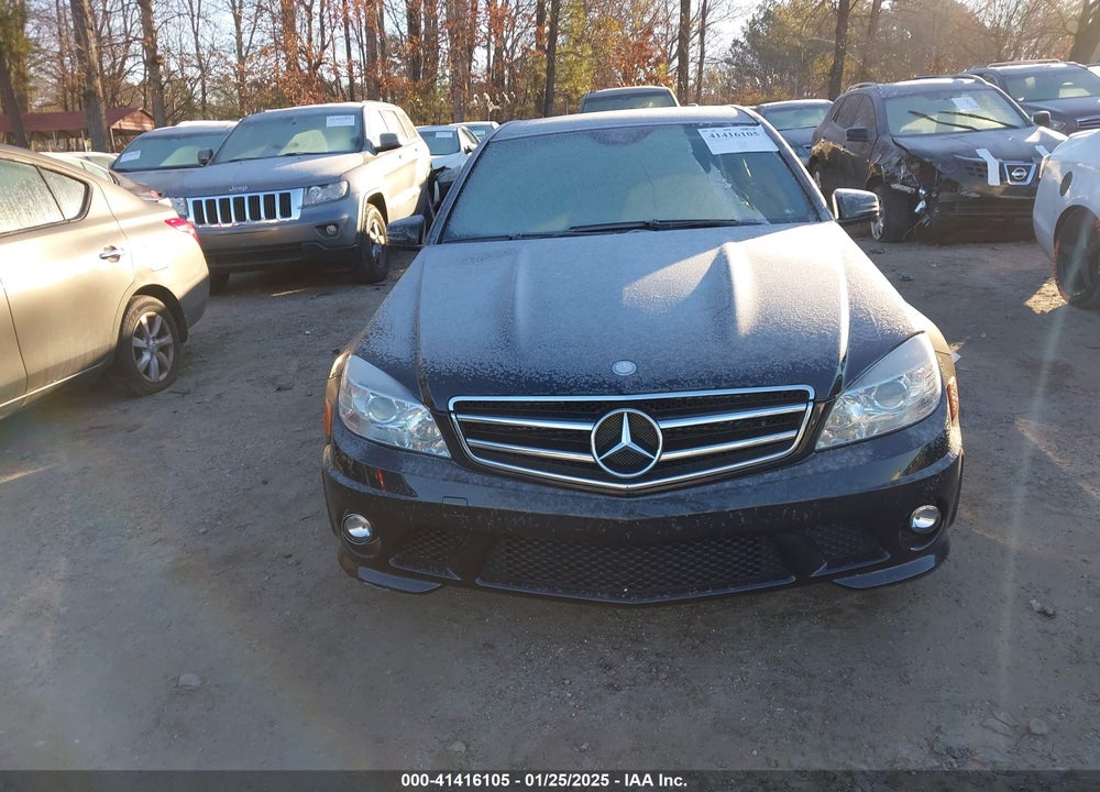 2011 MERCEDES-BENZ C 63 AMG VIN: WDDGF7HB4BF528125