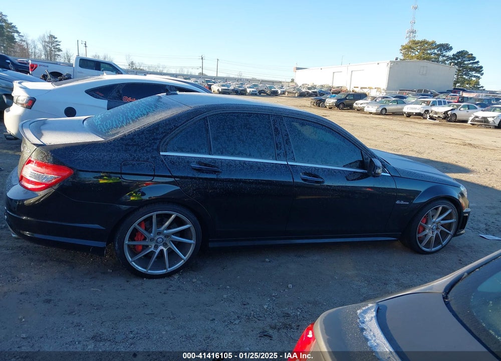 2011 MERCEDES-BENZ C 63 AMG VIN: WDDGF7HB4BF528125