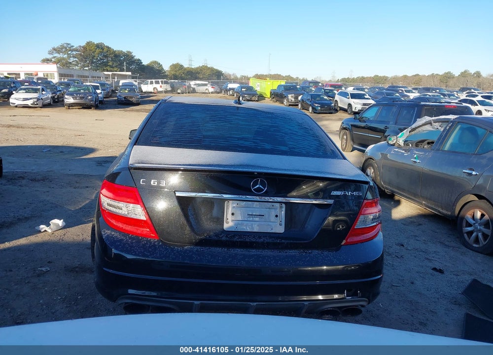2011 MERCEDES-BENZ C 63 AMG VIN: WDDGF7HB4BF528125