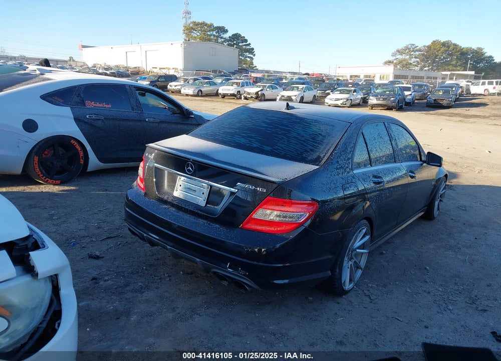 2011 MERCEDES-BENZ C 63 AMG VIN: WDDGF7HB4BF528125