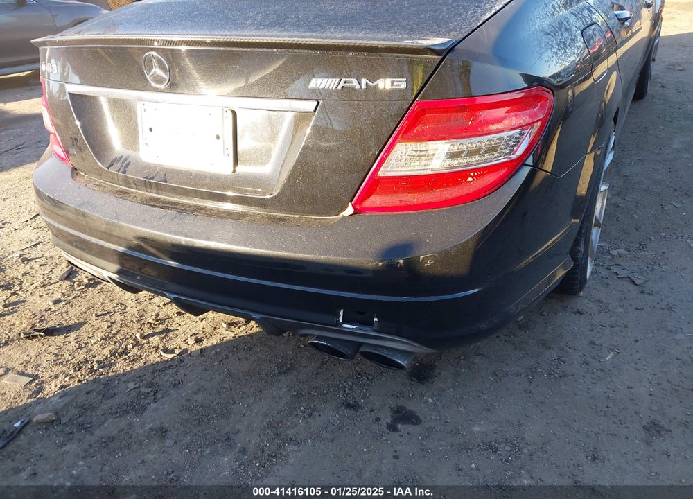 2011 MERCEDES-BENZ C 63 AMG VIN: WDDGF7HB4BF528125