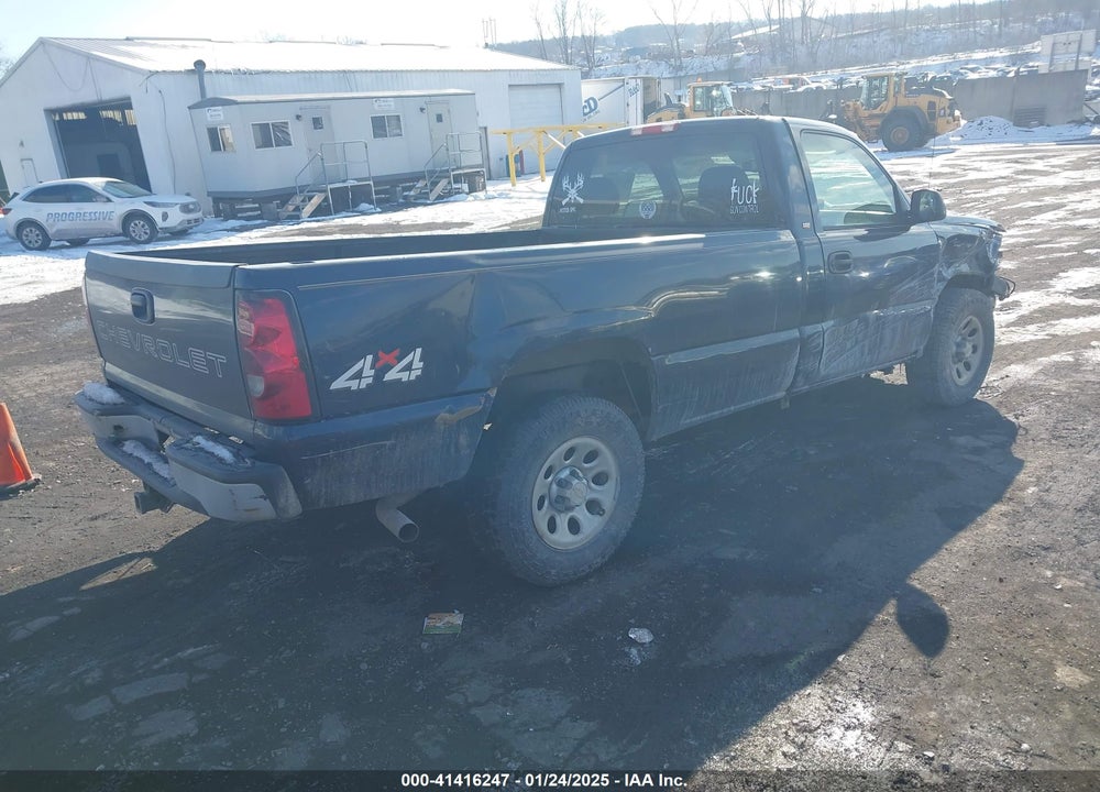 2005 CHEVROLET SILVERADO 1500 WORK TRUCK VIN: 1GCEK14X45Z123218
