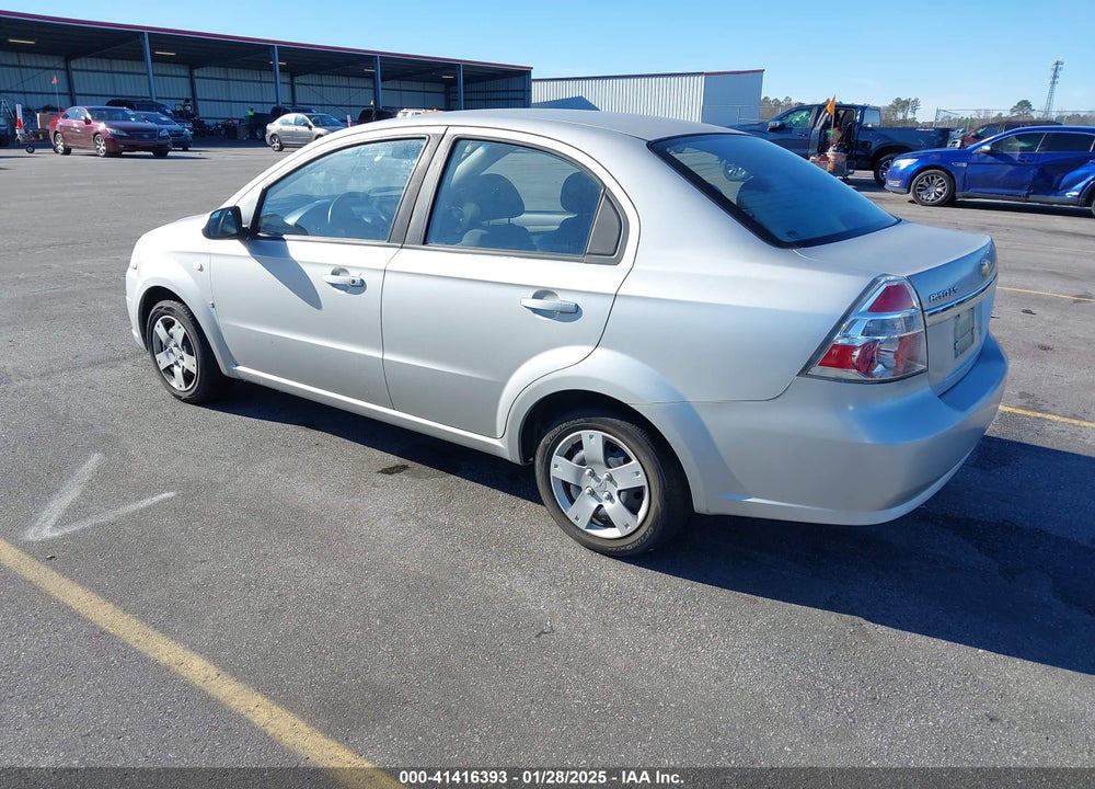 2007 CHEVROLET AVEO LS VIN: KL1TD56657B150282
