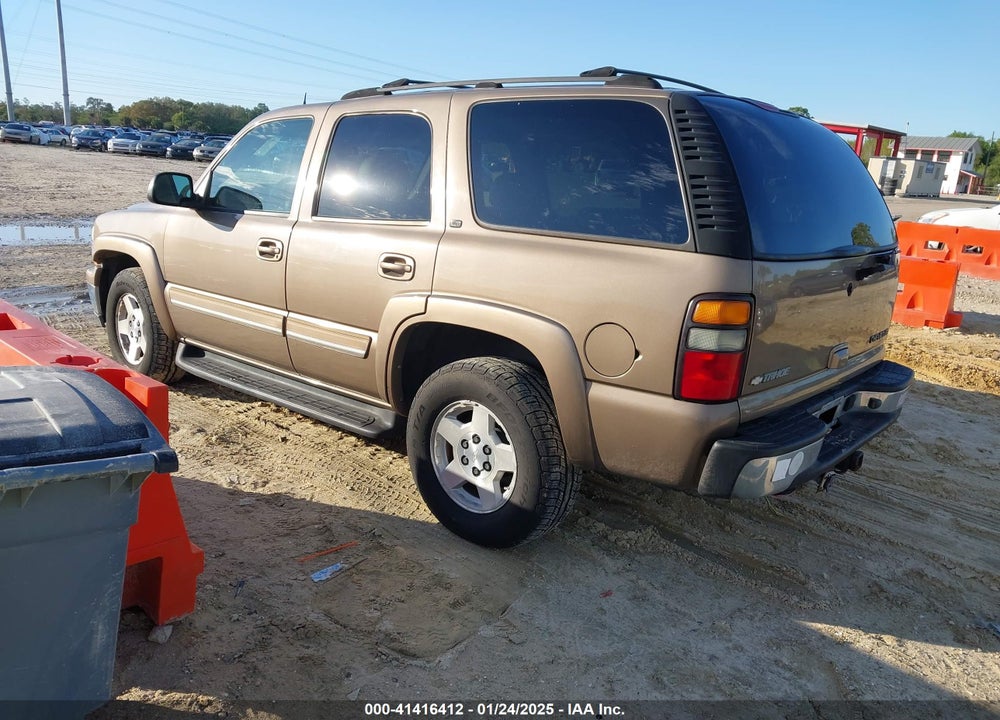 2004 CHEVROLET TAHOE LT VIN: 1GNEK13T34J261092