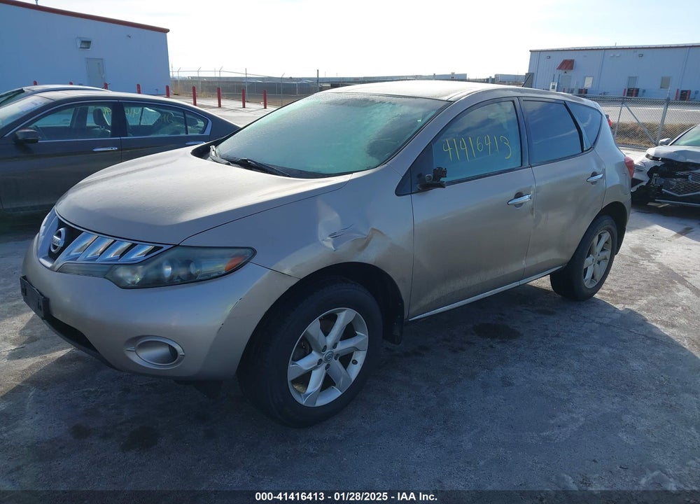 2009 NISSAN MURANO S VIN: JN8AZ18W29W153759