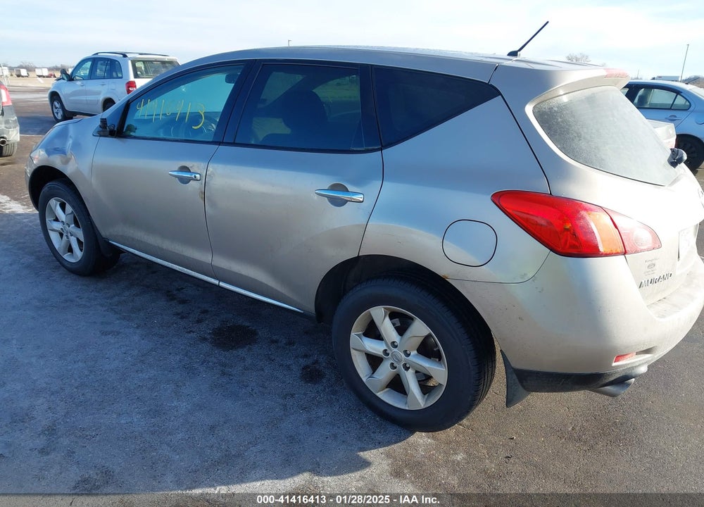 2009 NISSAN MURANO S VIN: JN8AZ18W29W153759