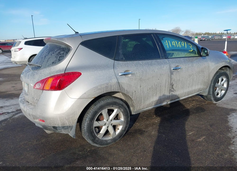 2009 NISSAN MURANO S VIN: JN8AZ18W29W153759