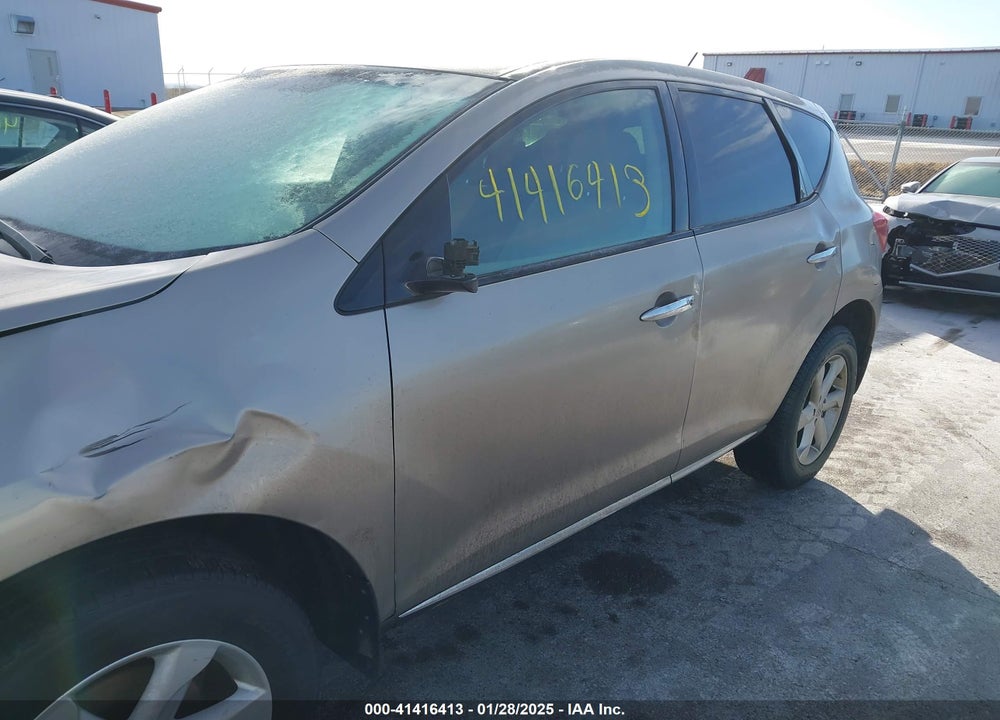 2009 NISSAN MURANO S VIN: JN8AZ18W29W153759