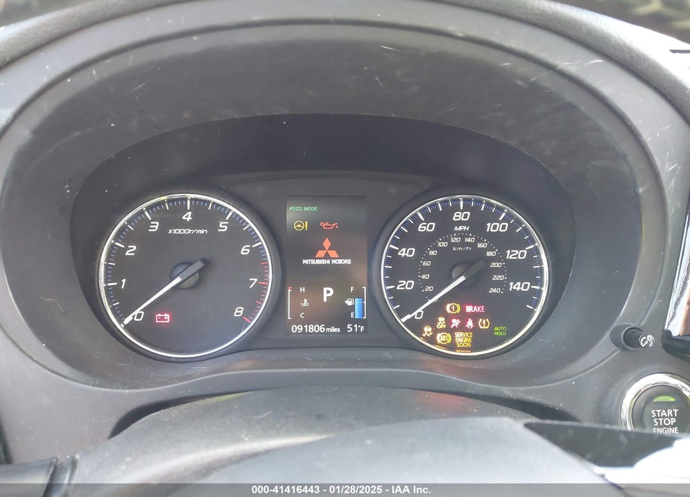 2019 MITSUBISHI OUTLANDER VIN: JA4AD3A38KZ051757