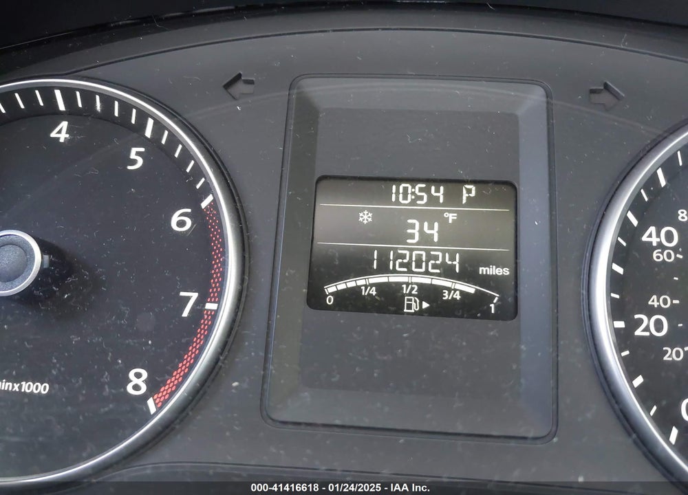 2012 VOLKSWAGEN JETTA 2.5L SE VIN: 3VWDP7AJXCM328859