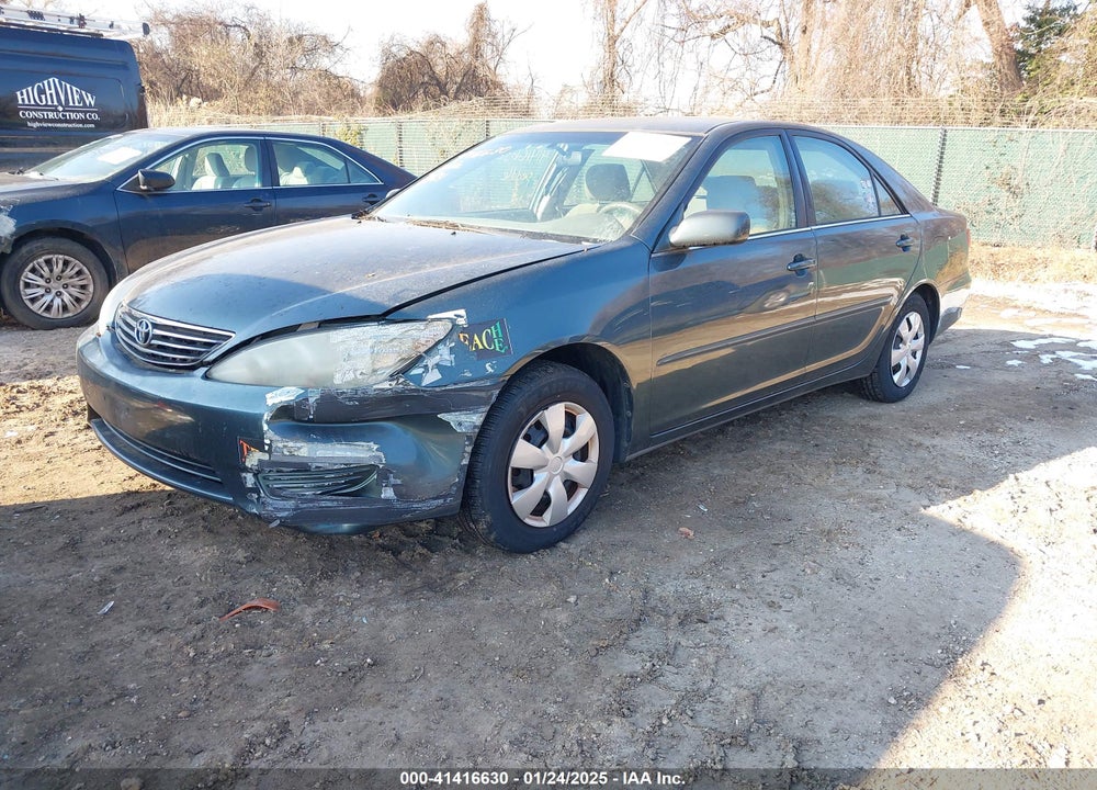 2005 TOYOTA CAMRY LE VIN: 4T1BE30K75U087985