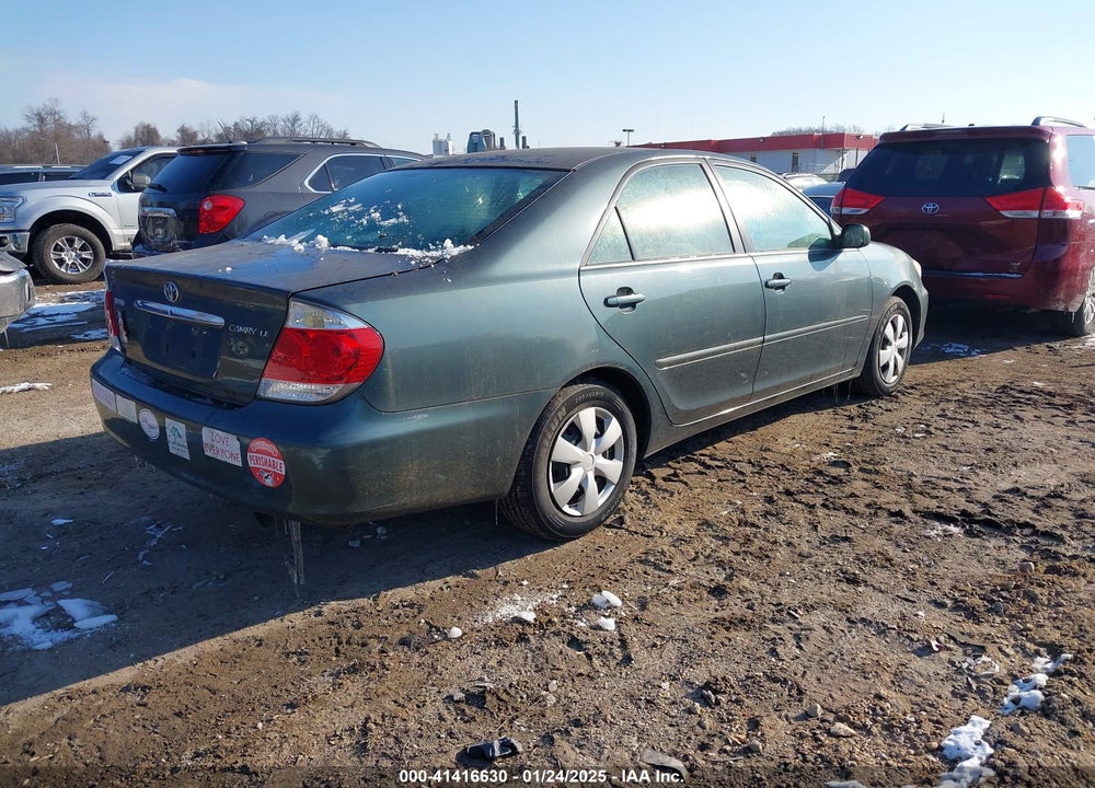 2005 TOYOTA CAMRY LE VIN: 4T1BE30K75U087985