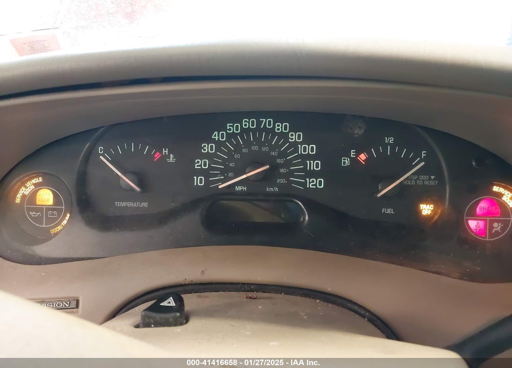 2002 BUICK CENTURY CUSTOM VIN: 2G4WS52J421126257