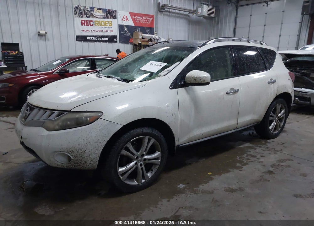 2009 NISSAN MURANO LE VIN: JN8AZ18W09W132229