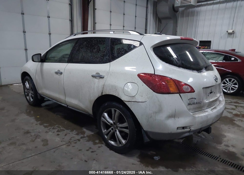 2009 NISSAN MURANO LE VIN: JN8AZ18W09W132229