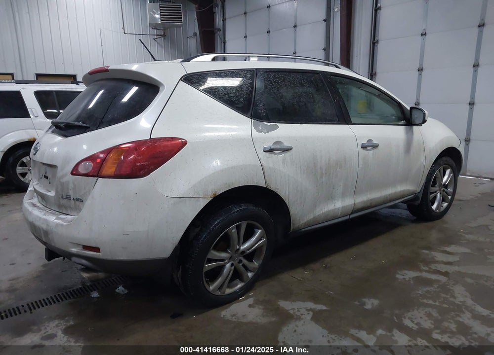 2009 NISSAN MURANO LE VIN: JN8AZ18W09W132229