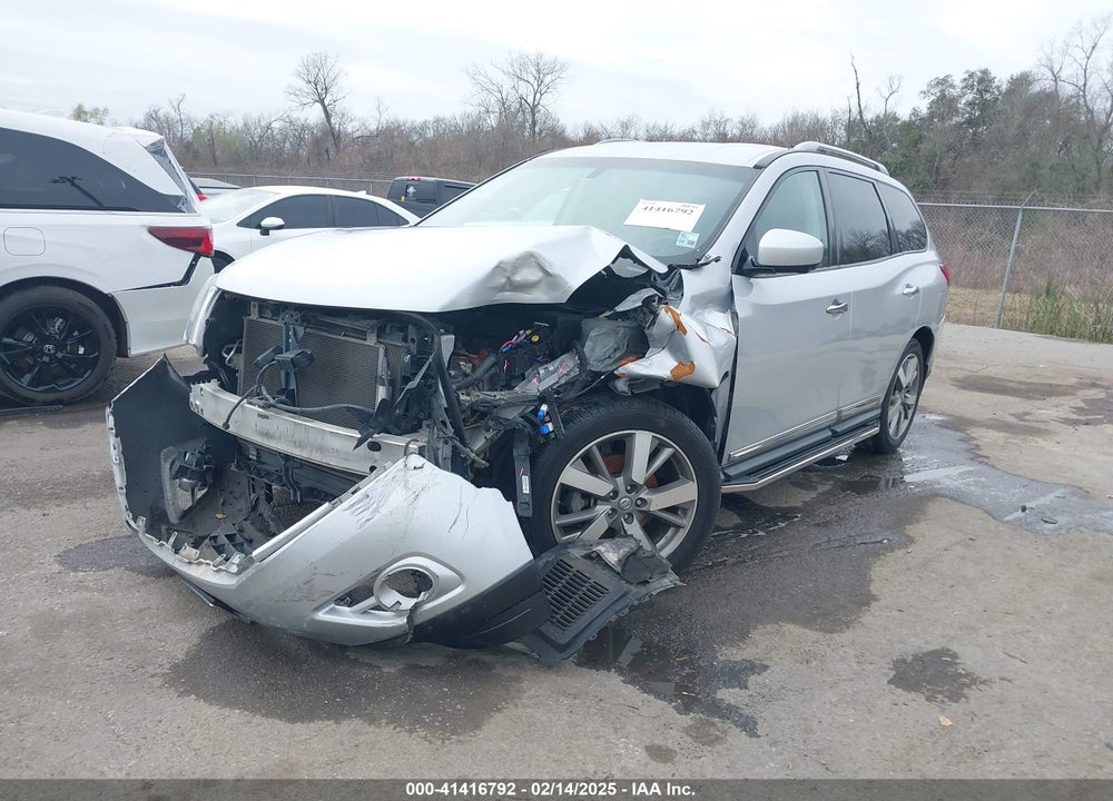 2013 NISSAN PATHFINDER PLATINUM VIN: 5N1AR2MN8DC607534