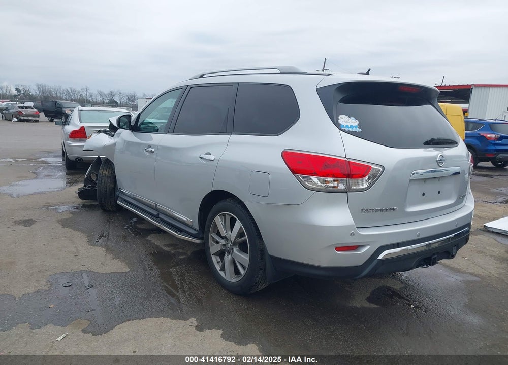 2013 NISSAN PATHFINDER PLATINUM VIN: 5N1AR2MN8DC607534
