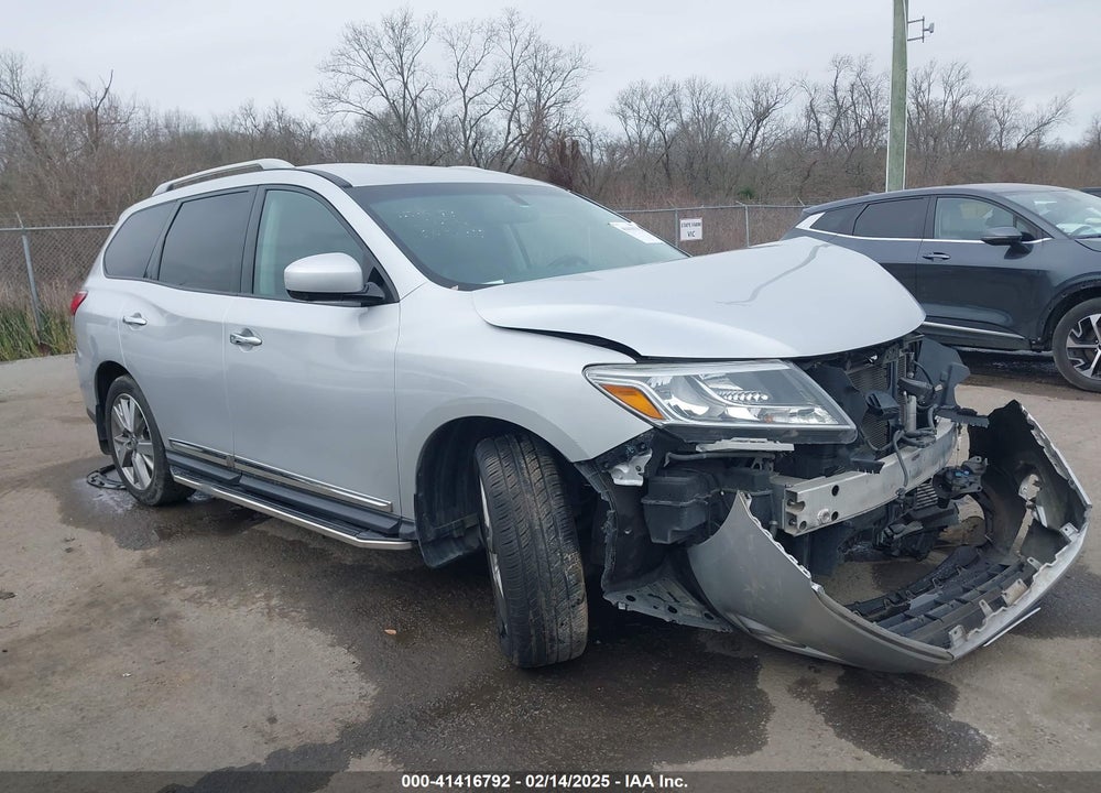 2013 NISSAN PATHFINDER PLATINUM VIN: 5N1AR2MN8DC607534