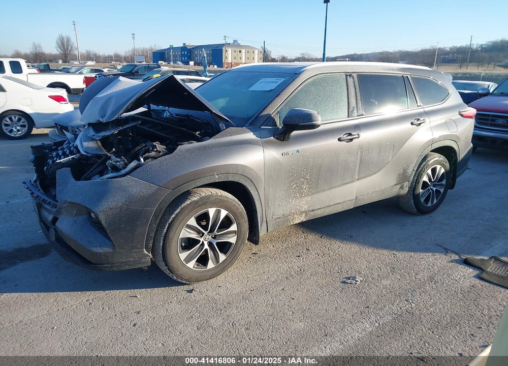 2021 TOYOTA HIGHLANDER HYBRID XLE VIN: 5TDGBRCHXMS058246