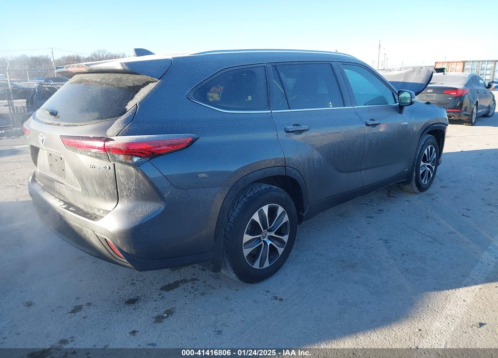 2021 TOYOTA HIGHLANDER HYBRID XLE VIN: 5TDGBRCHXMS058246