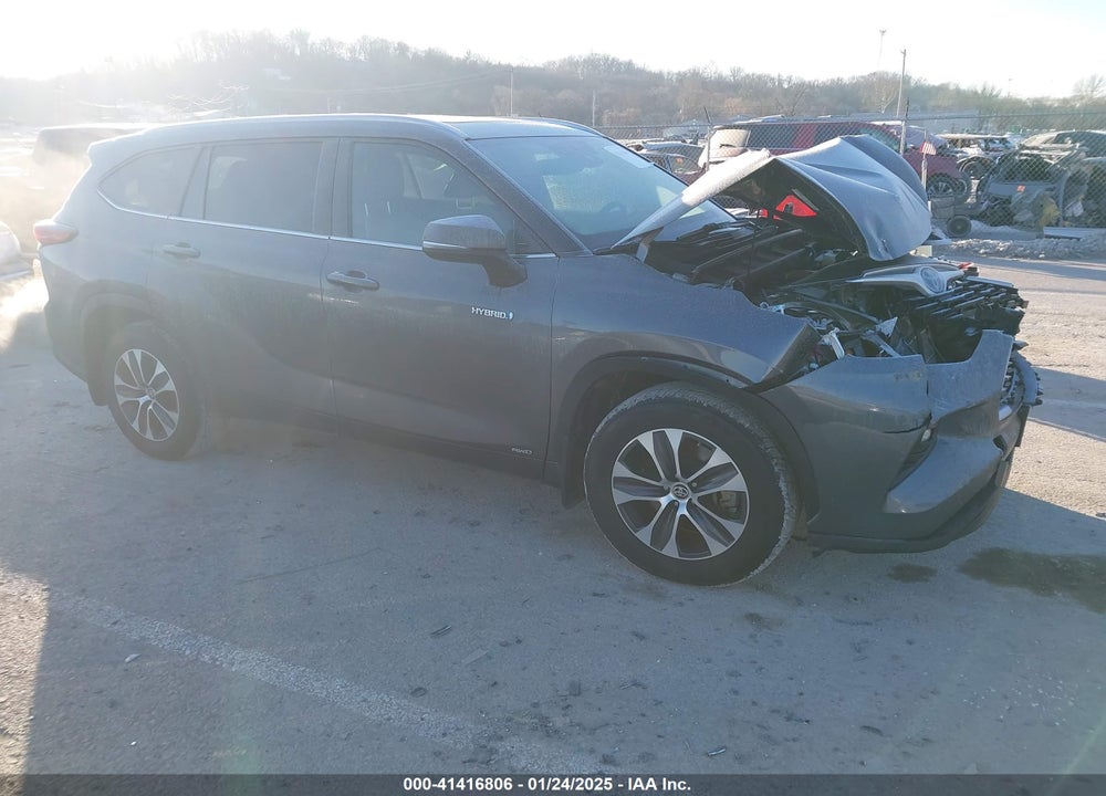 2021 TOYOTA HIGHLANDER HYBRID XLE VIN: 5TDGBRCHXMS058246