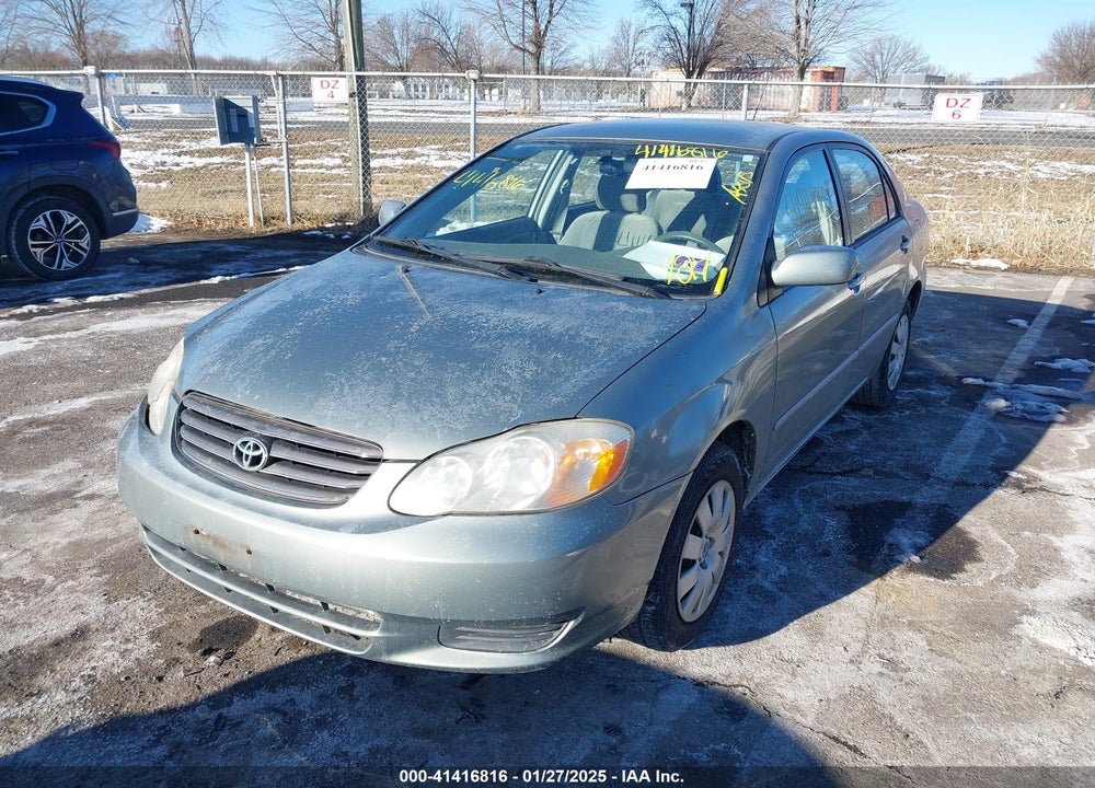 2003 TOYOTA COROLLA LE VIN: 2T1BR32E63C074218