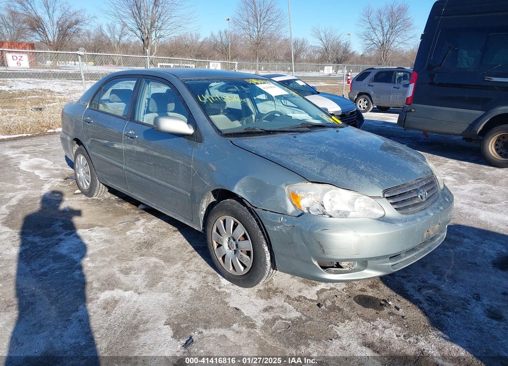 2003 TOYOTA COROLLA LE VIN: 2T1BR32E63C074218