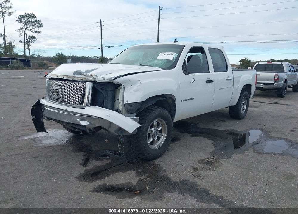 2008 GMC SIERRA 1500 VIN: 3GTEK13M08G133904