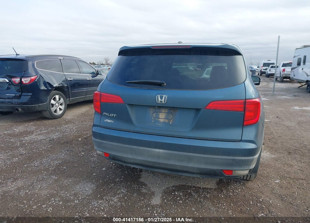 2017 HONDA PILOT EX-L VIN: 5FNYF5H58HB037017
