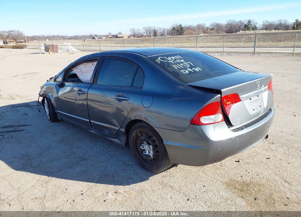2009 HONDA CIVIC LX VIN: 1HGFA16569L016457