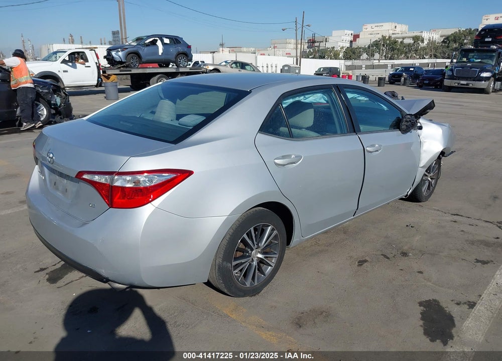 2016 TOYOTA COROLLA VIN: 5YFBURHEXGP551103