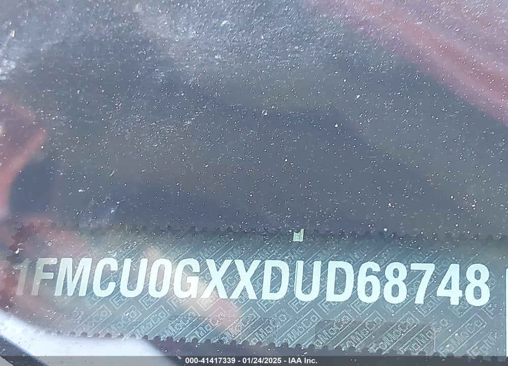 2013 FORD ESCAPE SE VIN: 1FMCU0GXXDUD68748