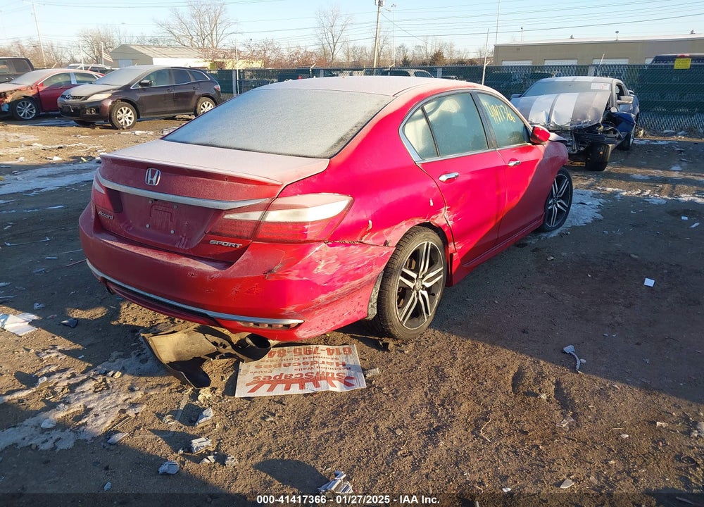 2016 HONDA ACCORD VIN: 1HGCR2F56GA178406