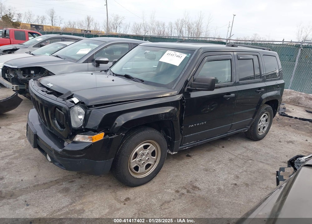2016 JEEP PATRIOT SPORT VIN: 1C4NJPBA9GD589022