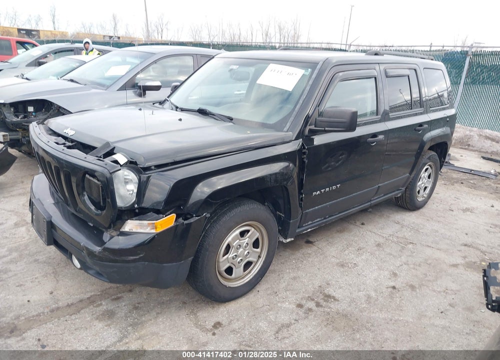 2016 JEEP PATRIOT SPORT VIN: 1C4NJPBA9GD589022