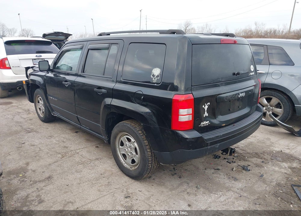 2016 JEEP PATRIOT SPORT VIN: 1C4NJPBA9GD589022