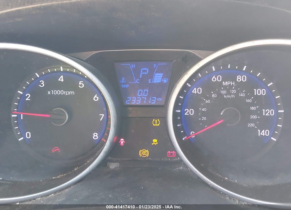 2013 HYUNDAI TUCSON GLS VIN: KM8JU3AC2DU769757