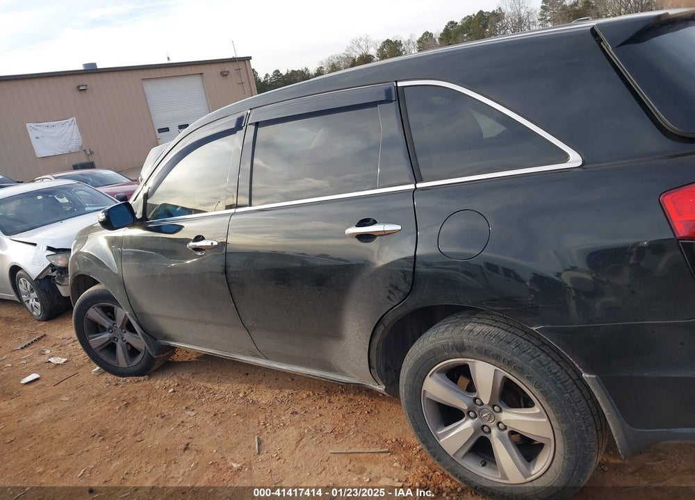 2011 ACURA MDX VIN: 2HNYD2H2XBH514648