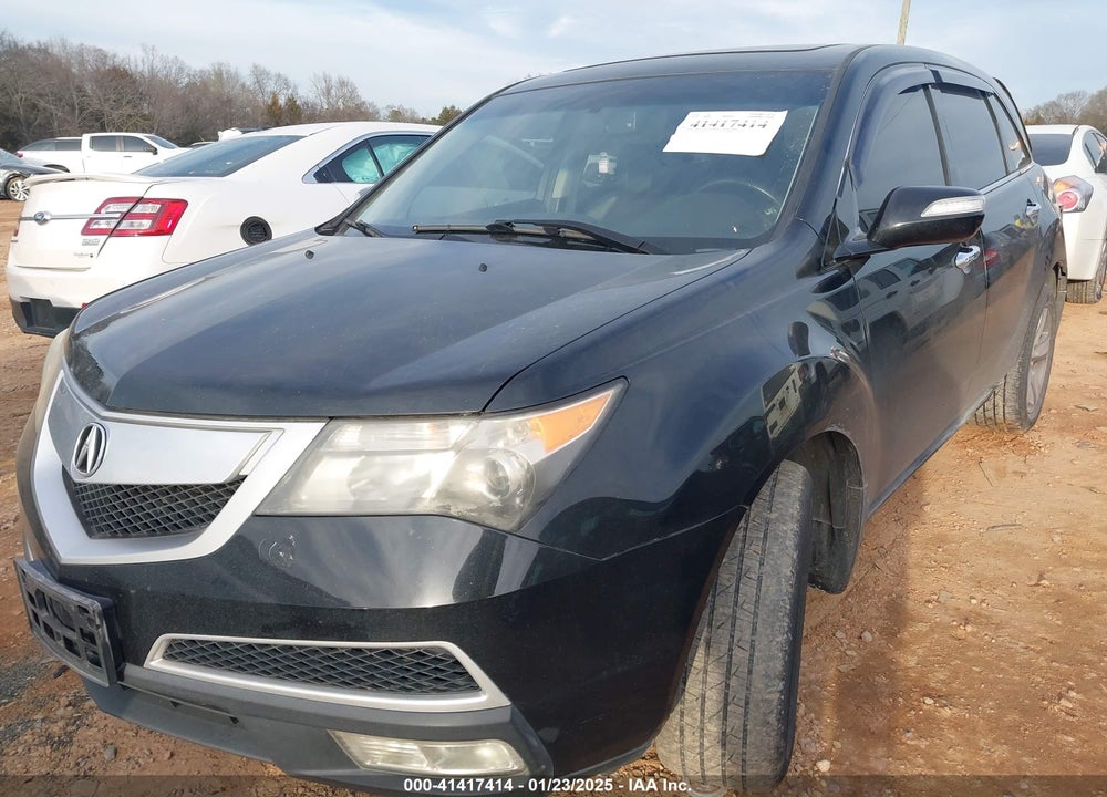 2011 ACURA MDX VIN: 2HNYD2H2XBH514648