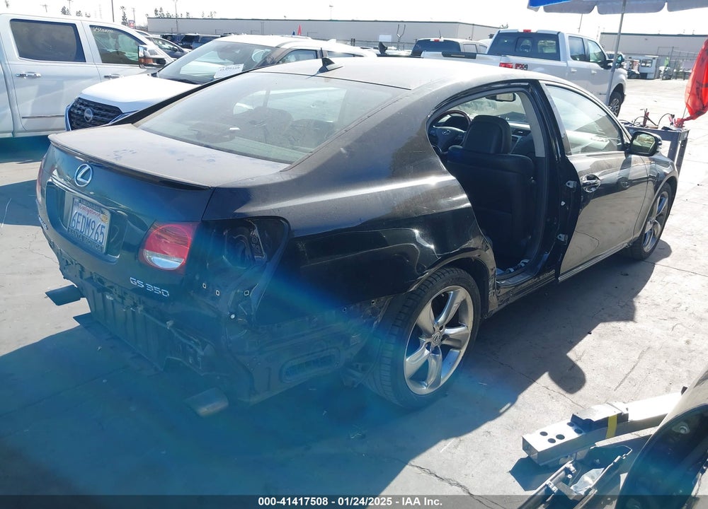 2008 LEXUS GS 350 VIN: JTHBE96S980036402
