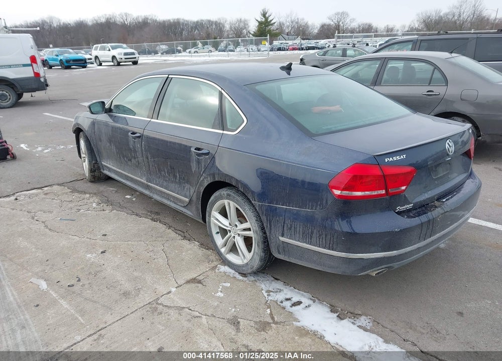 2013 VOLKSWAGEN PASSAT VIN: 1VWCN7A39DC094168