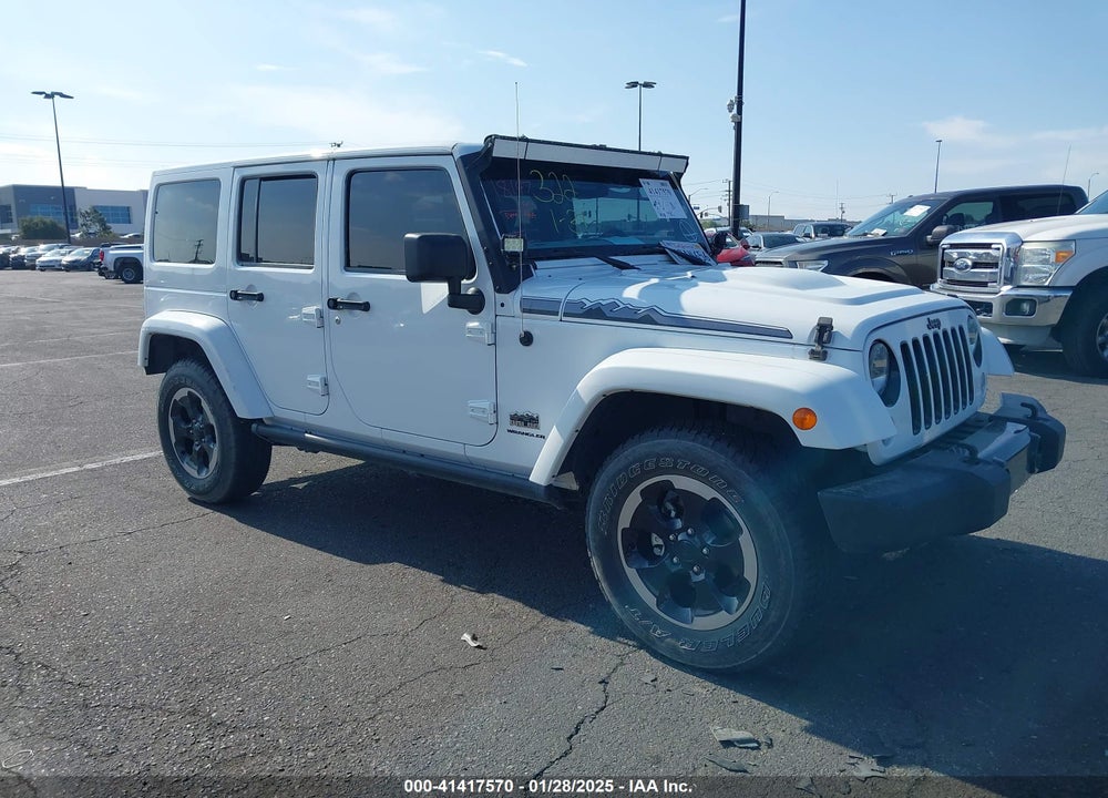 2014 JEEP WRANGLER UNLIMITED POLAR EDITION VIN: 1C4BJWEG3EL182863